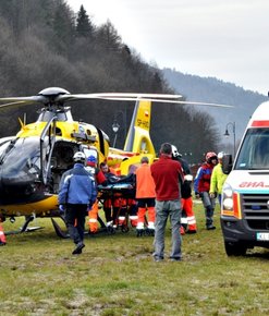 Wypadek komunikacyjny w Szczawnicy