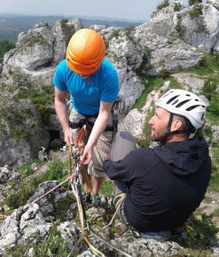 Szkolenie wspinaczkowe w Podlesicach