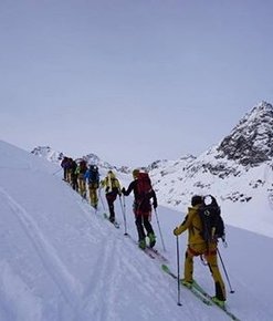 Szkolenie w Alpach - Jamtallhutte