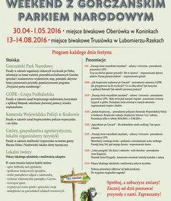 Weekend z Gorczańskim Parkiem Narodowym-zaproszenie